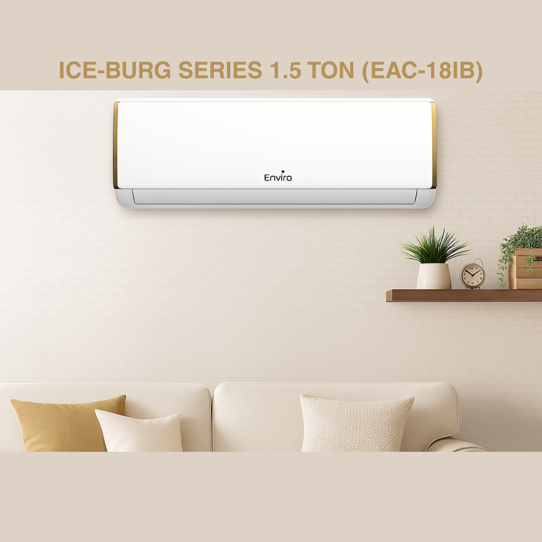 Iceberg 1.5 Ton DC Inverter AC – Smart Cooling & Heating for Pakistani Homes