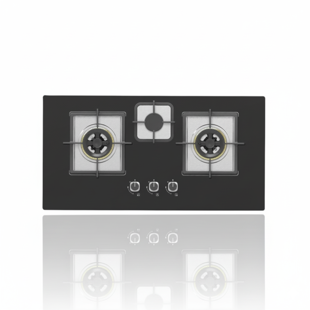 Glass Hob 3 Burners (EGH-3B)