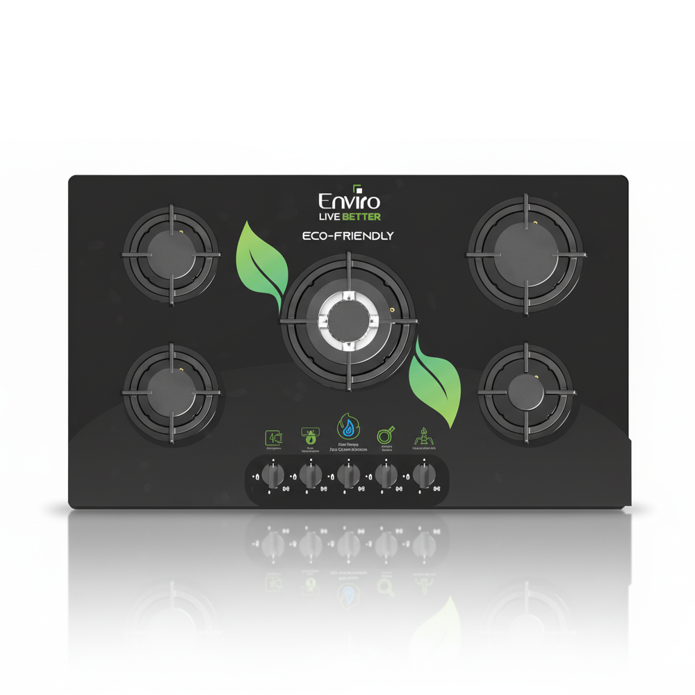 Glass Hob 5 Burner (EGH-5B)