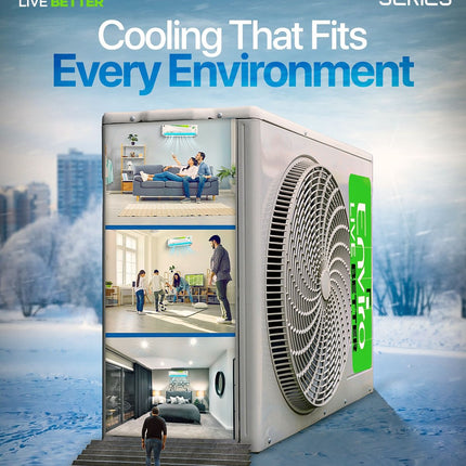 Eco Series 1.0 Ton T3 DC Inverter Air Conditioner (EAC-12E)