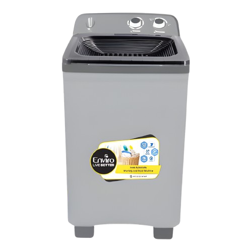 Enviro 12kg Single Tub Washing Machine | Built-in Sink & Double Layer Body | EWM 1220-SW