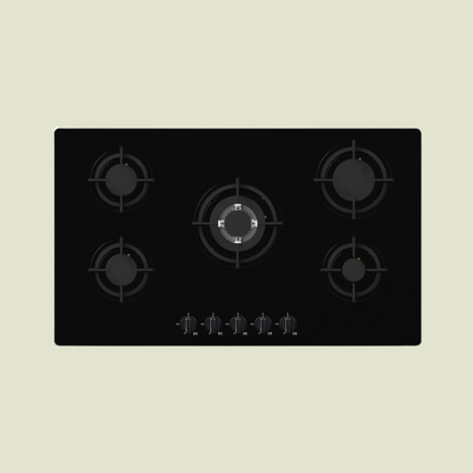Glass Hob 5 Burner (EGH-5B)