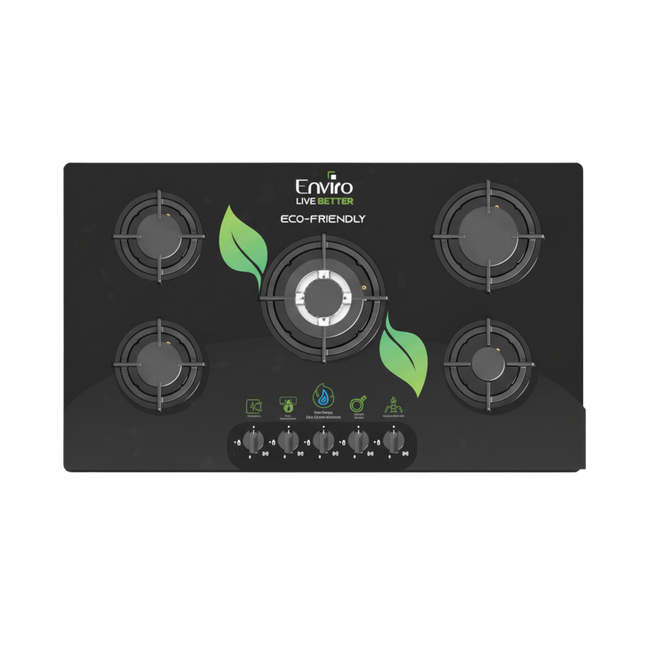 Glass Hob 5 Burner (EGH-5B)